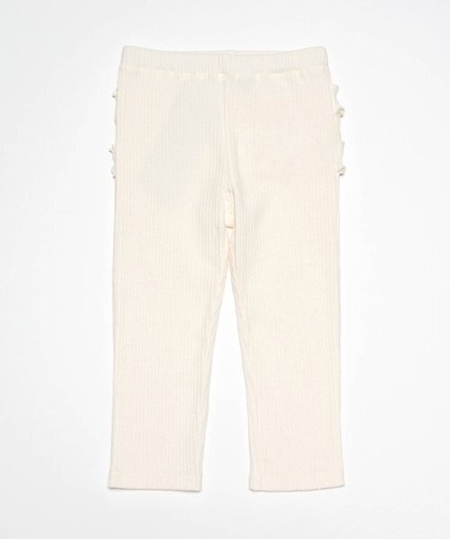 petit main（プティマイン）の「バックフリルレギンス（レギンス/スパッツ・キッズ・キナリ/ブルー/ライトピンク/マルチ・80ｃｍ/90cm/100cm/110cm/120cm）」の2枚目の写真