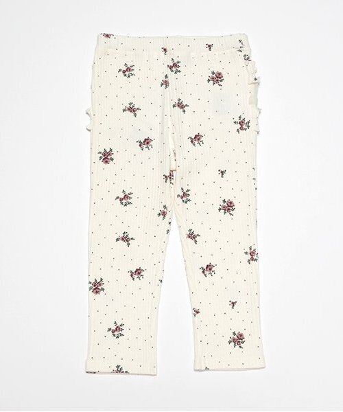 petit main（プティマイン）の「バックフリルレギンス（レギンス/スパッツ・キッズ・キナリ/ブルー/ライトピンク/マルチ・80ｃｍ/90cm/100cm/110cm/120cm）」の4枚目の写真