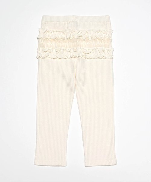 petit main（プティマイン）の「バックフリルレギンス（レギンス/スパッツ・キッズ・キナリ/ブルー/ライトピンク/マルチ・80ｃｍ/90cm/100cm/110cm/120cm）」の5枚目の写真