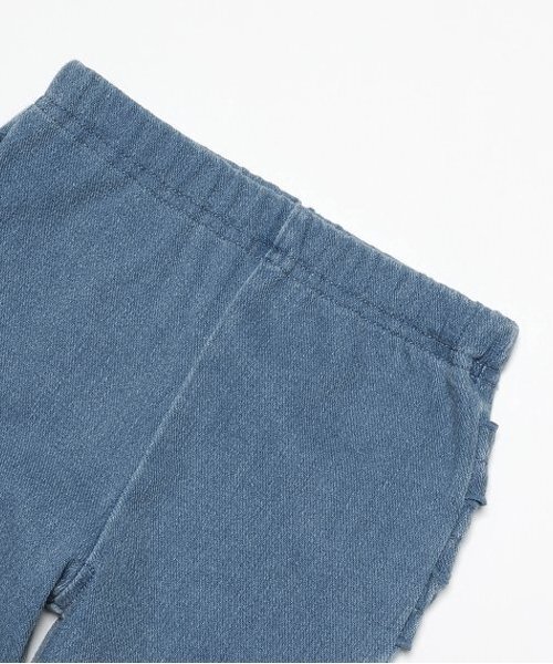 petit main（プティマイン）の「バックフリルレギンス（レギンス/スパッツ・キッズ・キナリ/ブルー/ライトピンク/マルチ・80ｃｍ/90cm/100cm/110cm/120cm）」の9枚目の写真