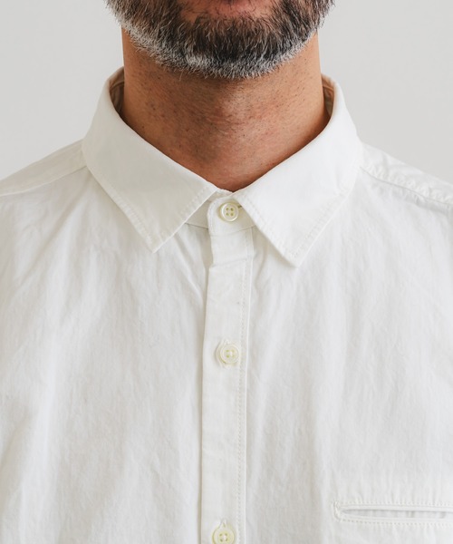 quadro（クオドロ）の「高密度ダンプレギュラーシャツ（シャツ/ブラウス・メンズ・ホワイト・LARGE/SMALL/MEDIUM）」の3枚目の写真