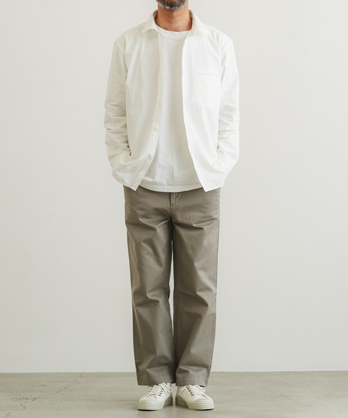 quadro（クオドロ）の「高密度ダンプレギュラーシャツ（シャツ/ブラウス・メンズ・ホワイト・LARGE/SMALL/MEDIUM）」の2枚目の写真