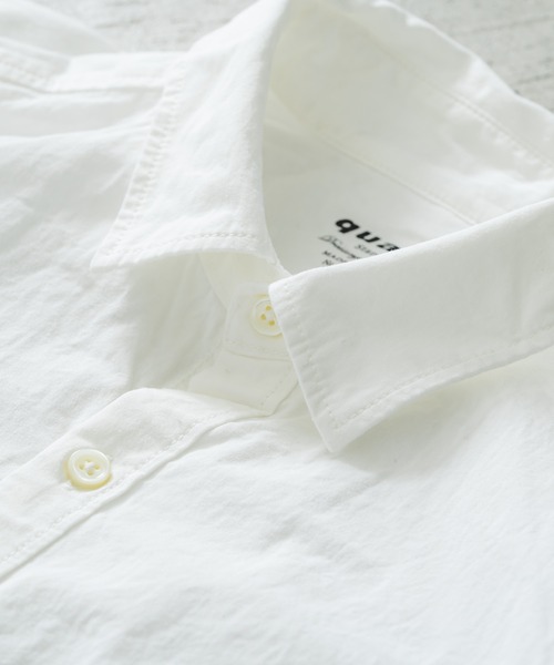 quadro（クオドロ）の「高密度ダンプレギュラーシャツ（シャツ/ブラウス・メンズ・ホワイト・LARGE/SMALL/MEDIUM）」の13枚目の写真