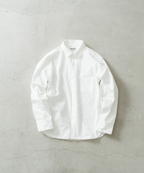 quadro（クオドロ）の「高密度ダンプレギュラーシャツ（シャツ/ブラウス・メンズ・ホワイト・LARGE/SMALL/MEDIUM）」の10枚目の写真