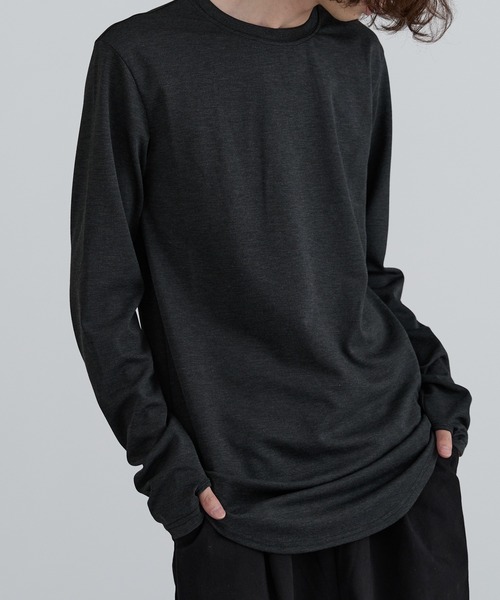 K*x様 BEARDSLEY☆ラウンドヘムT（黒）カットソー BEARDSLEY tシャツ ラウンドヘムプルオーバー レディース