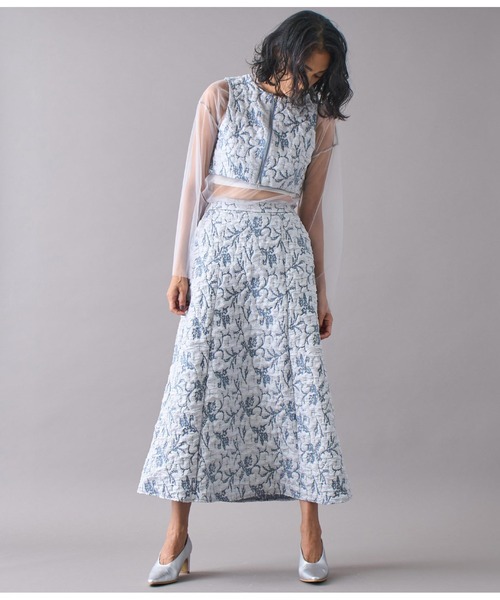 Settimissimo（セッティミッシモ）の「フクレジャガードフロントZIPショートジレ（ベスト・レディース・ブラック/ブルー・FREE）」の13枚目の写真