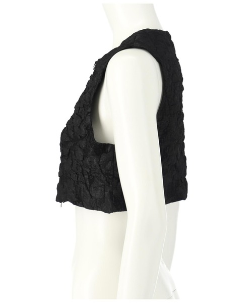 Settimissimo（セッティミッシモ）の「フクレジャガードフロントZIPショートジレ（ベスト・レディース・ブラック/ブルー・FREE）」の17枚目の写真