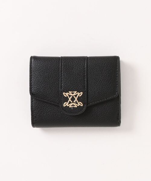 dazzlin（ダズリン）の「【dazzlin/ダズリン】 スクエアロゴ 二つ折りウォレット（財布・レディース・ブラック/ブルーグレー/アイボリー/ベージュ系その他・FREE）」の2枚目の写真