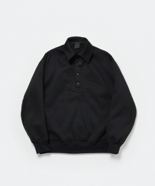 DAIWA PIER39（ダイワピア39）の「DAIWA PIER39 TECH SWEAT SNAP PULLOVER BE-53024W（スウェット・メンズ・グレー/ブラック・SMALL/MEDIUM/LARGE/X-LARGE）」の2枚目の写真
