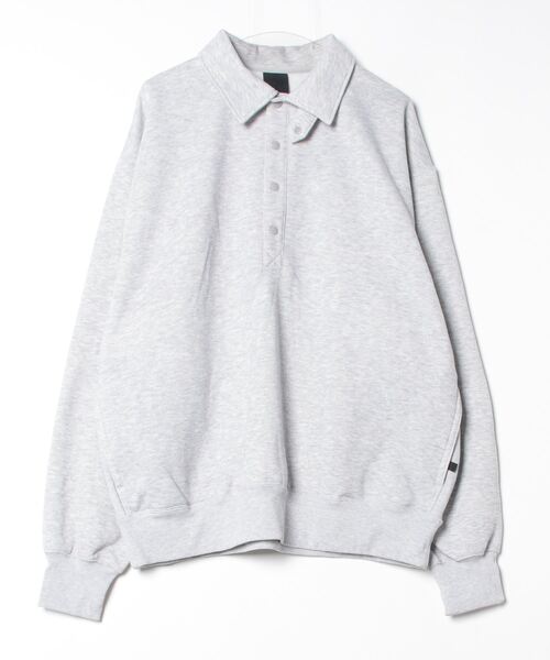 DAIWA PIER39（ダイワピア39）の「DAIWA PIER39 TECH SWEAT SNAP PULLOVER BE-53024W（スウェット・メンズ・グレー/ブラック・SMALL/MEDIUM/LARGE/X-LARGE）」の8枚目の写真