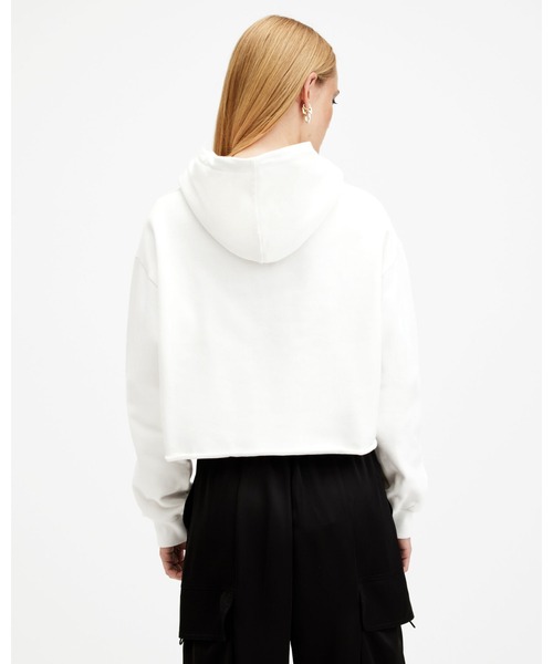 ALLSAINTS（オールセインツ）の「PIPPA SPARKLE EMBELLISHED DRAWCORD HOODIE | PIPPA スパークル エンベリッシュド ドローコード フーディー（パーカー・レディース・ホワイト・S/M/XS）」の5枚目の写真