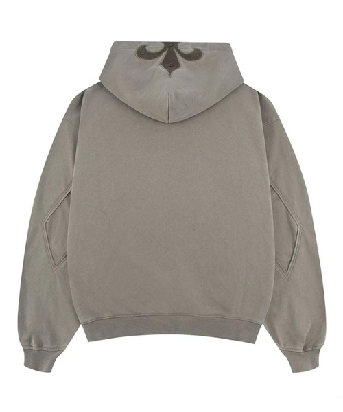 SUPPLIER/サプライヤー Fleur Leather Patch Zip Hoodie