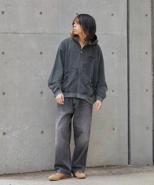 SUPPLIER/サプライヤー フーディー パーカー SUPPLIER パーカー SUPPLIER/サプライヤー Dagger Leather Patch