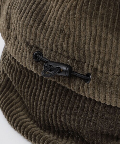SHIPS（シップス）の「【WEB限定】SHIPS: ワンポイント ロゴ 刺繍 コーデュロイ ボア オーバーフィット キャップ（キャップ・メンズ・ベージュ/オリーブ/ブラック/ネイビー・ONE SIZE）」の10枚目の写真