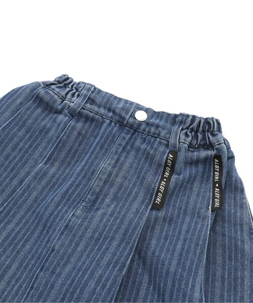 algy（アルジー）の「デニムプリーツスカパン（スカート・キッズ・ブルー/ブラック/サックスブルー・XX-SMALL/X-SMALL/MEDIUM/SMALL）」の9枚目の写真