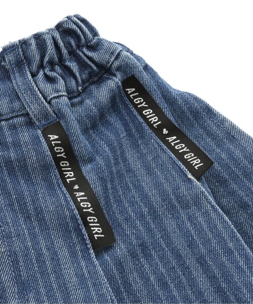 algy（アルジー）の「デニムプリーツスカパン（スカート・キッズ・ブルー/ブラック/サックスブルー・XX-SMALL/X-SMALL/MEDIUM/SMALL）」の10枚目の写真