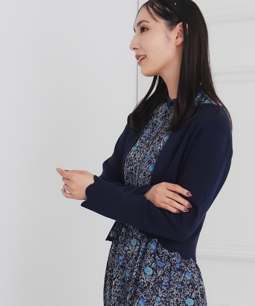 【セール】【ワンピース合わせにおすすめ!／大人気】スカラップニットボレロ（ニット/セーター）｜Sunauna（スーナウーナ）