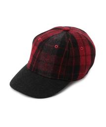 green label relaxing | GLRチェックメルトンキャップ/レッド◆(キャップ)