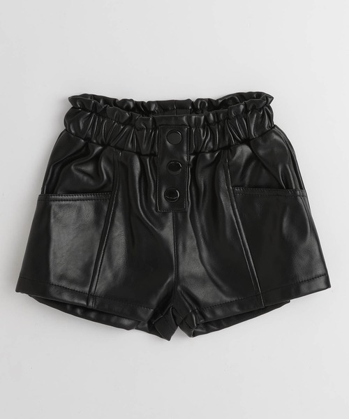URBAN CHERRY(アーバンチェリー)の「フェイクレザータックショートパンツ(その他パンツ・キッズ・ブラウン/ブラック・150cm/140cm/130cm/120cm/110cm)」の11枚目の写真