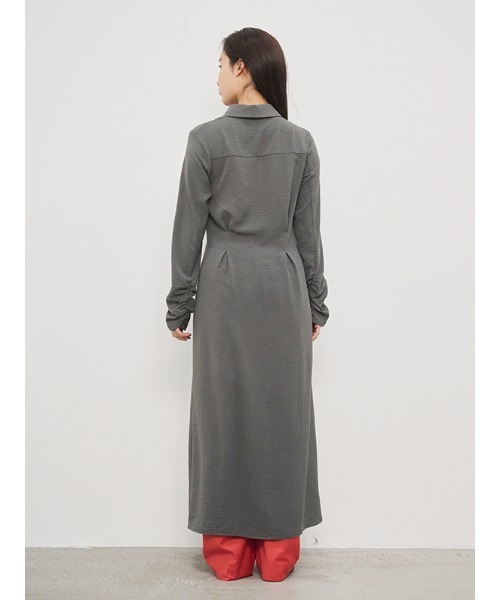 ワンピース MARLMARLpofu 1 ivory waist mark slit one piece/light beige（ワンピース）｜Knuth