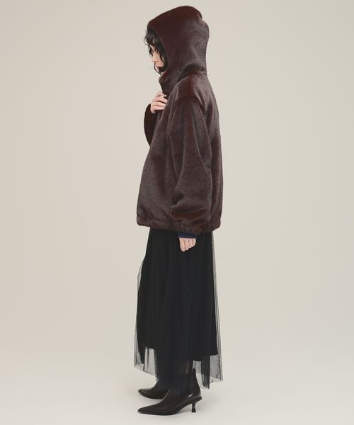 eL】Fur Hood Blouson