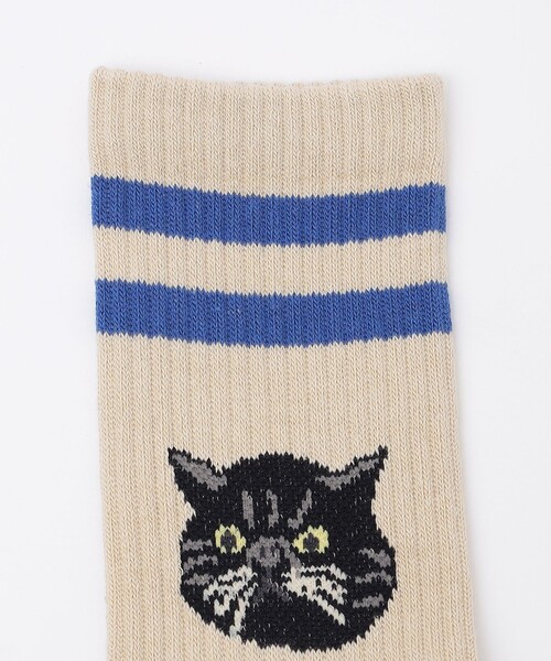 ROSTER SOX（ロスターソックス）の「ROSTER SOX: CAT（ソックス/靴下・メンズ・ベージュ/ナチュラル・ONE SIZE）」の3枚目の写真