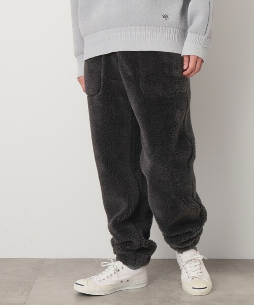 Dessin（デッサン）の「ボアリラックスパンツ（その他パンツ・メンズ・ブラウン系/チャコールグレー・02/03）」の17枚目の写真