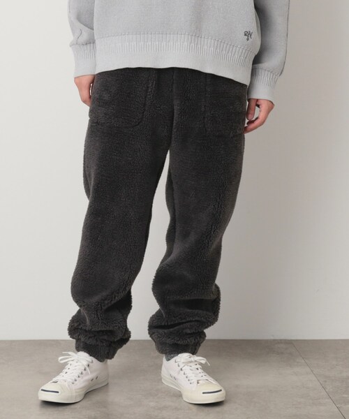 Dessin（デッサン）の「ボアリラックスパンツ（その他パンツ・メンズ・ブラウン系/チャコールグレー・02/03）」の3枚目の写真
