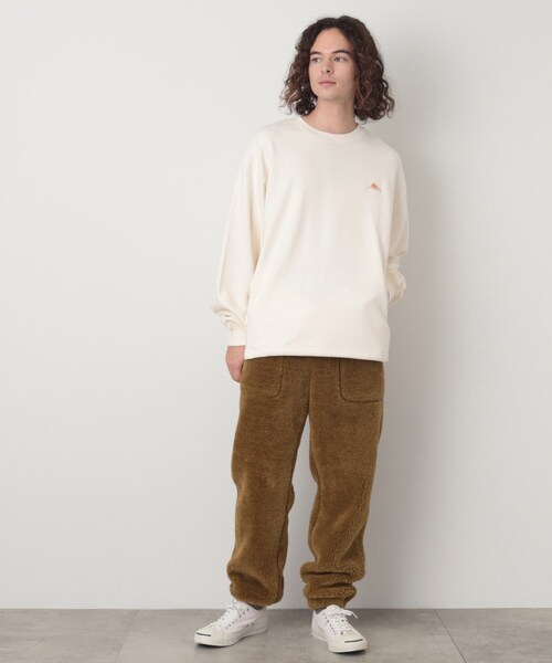 Dessin（デッサン）の「ボアリラックスパンツ（その他パンツ・メンズ・ブラウン系/チャコールグレー・02/03）」の7枚目の写真