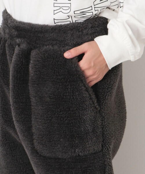 Dessin（デッサン）の「ボアリラックスパンツ（その他パンツ・メンズ・ブラウン系/チャコールグレー・02/03）」の14枚目の写真