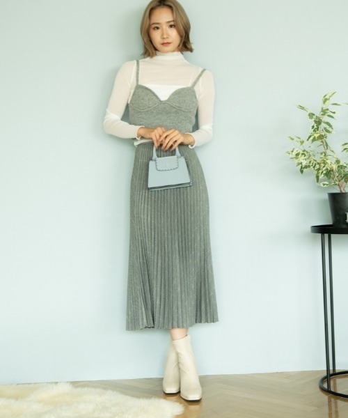 REZOY（リゾイ）の「【REZOY】スクエアトゥセンターシームストレッチショートブーツ（ブーツ・レディース・シルバー系/アイボリー/ブラック/ダークブラウン・S/M/L/LL）」の21枚目の写真