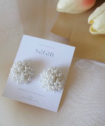 saran jewelry/パール デザイン イヤリング