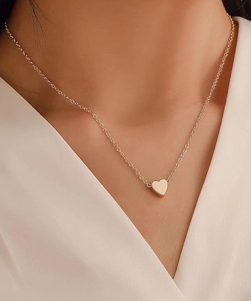 ブチ子と源☺︎☻ 3 レジンネックレス13点 プチ ハート シンプル チェーン ネックレス（ネックレス）｜Lace