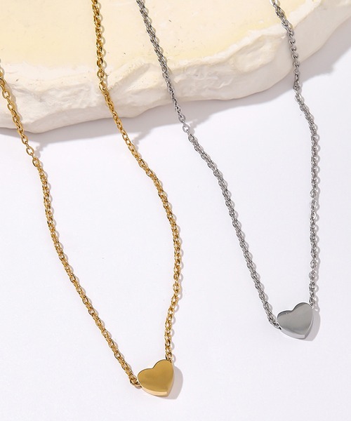 ブチ子と源☺︎☻ 3 レジンネックレス13点 プチ ハート シンプル チェーン ネックレス（ネックレス）｜Lace