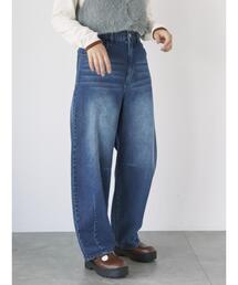 ehka sopo | カーブデニムパンツ(その他パンツ)