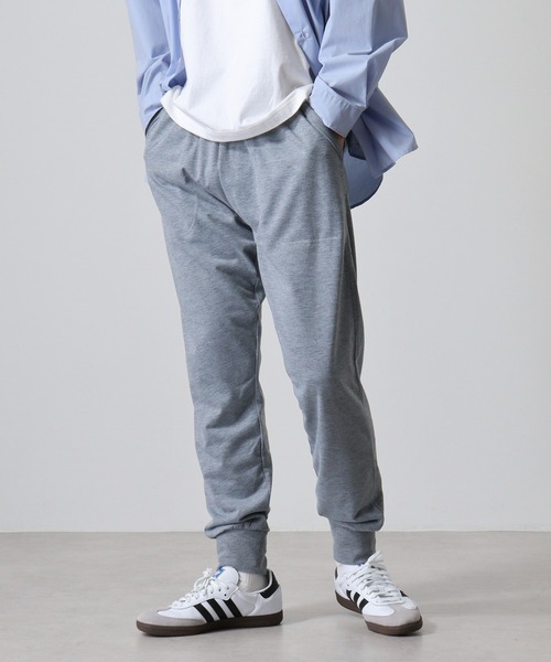FUNALIVE(ファンアライブ)の「Sweat jogger pants / スウェットジョガーパンツ unisex(スウェットパンツ・メンズ・ブラック/杢グレー/ヘザーチャコール/オートミール/ネイビー・M/L/XL)」の21枚目の写真