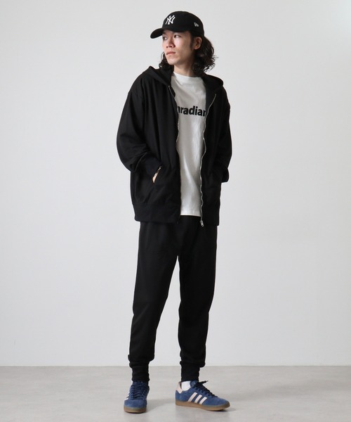 FUNALIVE(ファンアライブ)の「Sweat jogger pants / スウェットジョガーパンツ unisex(スウェットパンツ・メンズ・ブラック/杢グレー/ヘザーチャコール/オートミール/ネイビー・M/L/XL)」の16枚目の写真
