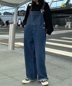 アンヌーク　denim overall セール】Denim Overall（サロペット/オーバーオール）｜anuke