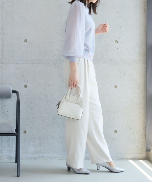 VIVIAN(ヴィヴィアン)の「履きごこちやみつき感激 ポインテッドトゥ5cmプレートヒールパンプス(パンプス・レディース・シルバー/ブラック/ブラック系その他2・21.5/22/22.5/23/23.5/24/24.5/25/25.5/26)」の8枚目の写真