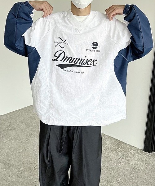 セール】トレーナー スウェット sporty v neck pullover