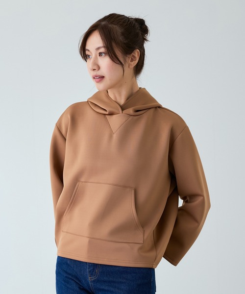 Jayro(ジャイロ)の「ダンボールパーカー(Tシャツ/カットソー・レディース・グレー/ブラウン系その他2/ブラック/ワイン/ブラウン・FREE)」の8枚目の写真