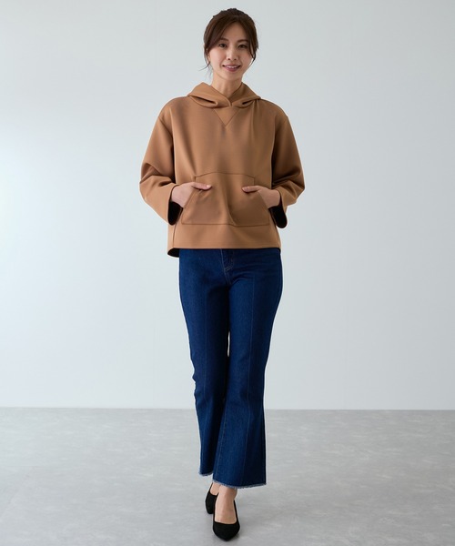 Jayro(ジャイロ)の「ダンボールパーカー(Tシャツ/カットソー・レディース・グレー/ブラウン系その他2/ブラック/ワイン/ブラウン・FREE)」の11枚目の写真