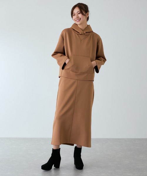 Jayro(ジャイロ)の「ダンボールパーカー(Tシャツ/カットソー・レディース・グレー/ブラウン系その他2/ブラック/ワイン/ブラウン・FREE)」の12枚目の写真
