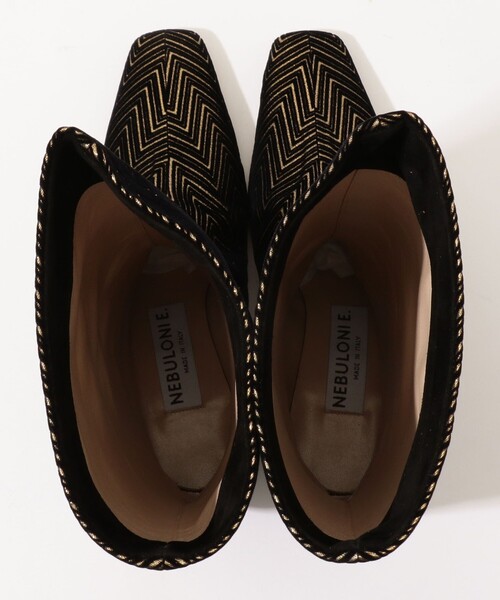 NEBULONI E（ネブローニ）の「NEBULONI E. スクエアトゥーミドルブーツ（ブーツ・レディース・ブラック系その他・38/37/36）」の8枚目の写真