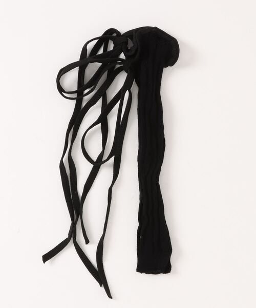 Mayree（メイリー）の「【urge select】レースアップ リボン ハイソックス（ソックス/靴下・レディース・ホワイト/ブラック/ブラック系/ホワイト系・FREE）」の9枚目の写真