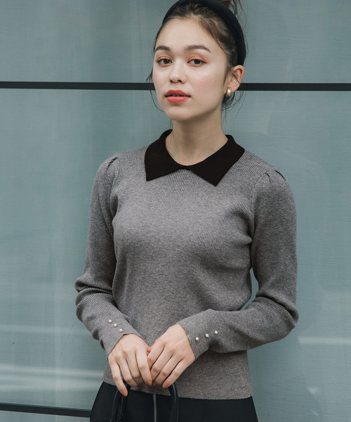 kolor ニットポロシャツ kolor（カラー）の「＜kolor（カラー）＞ デニムカラー