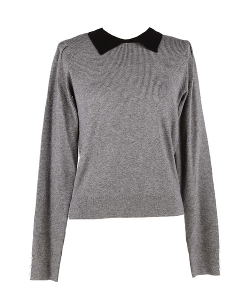 セール】配色ニットポロシャツ（ニット/セーター）｜coca（coca