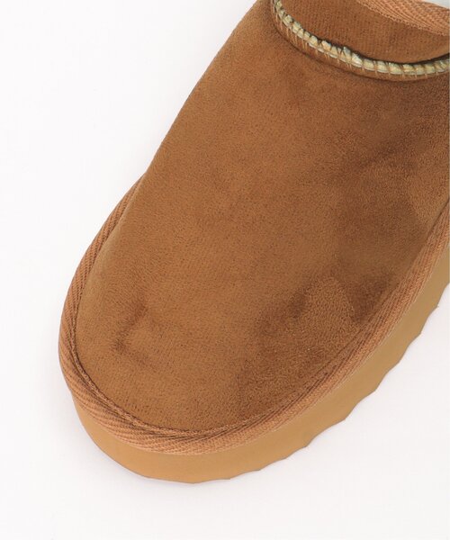 VENCEEXCHANGE（ヴァンスエクスチェンジ）の「ムートンブーツ（ブーツ・レディース・グレー/ブラック/キャメル・L/M）」の18枚目の写真