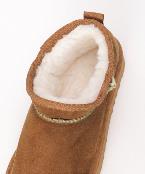 VENCEEXCHANGE（ヴァンスエクスチェンジ）の「ムートンブーツ（ブーツ・レディース・グレー/ブラック/キャメル・L/M）」の19枚目の写真