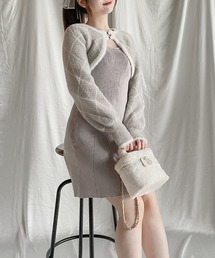 NOMAE | ショートボレロニットミニワンピース(ワンピース)